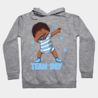 Team Boy Baby Announcement Gender Reveal Party Gift For Men Women Hoodie